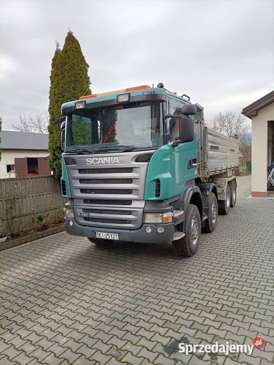 SCANIA R 420 8x4 735000km