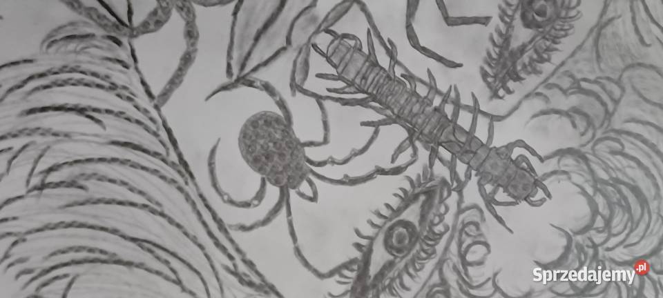 rysunek ołówkami surrealistyczny mroczny wielkopolskie Poznań