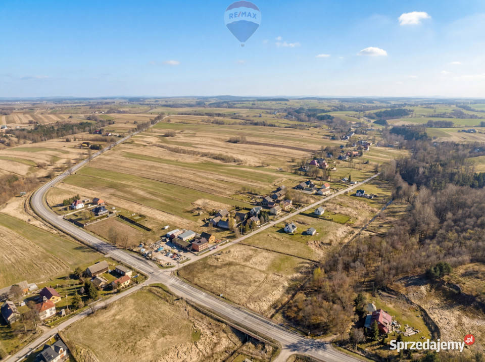 Działka usługowa z wz S7 Szczepanowice sprzedam
