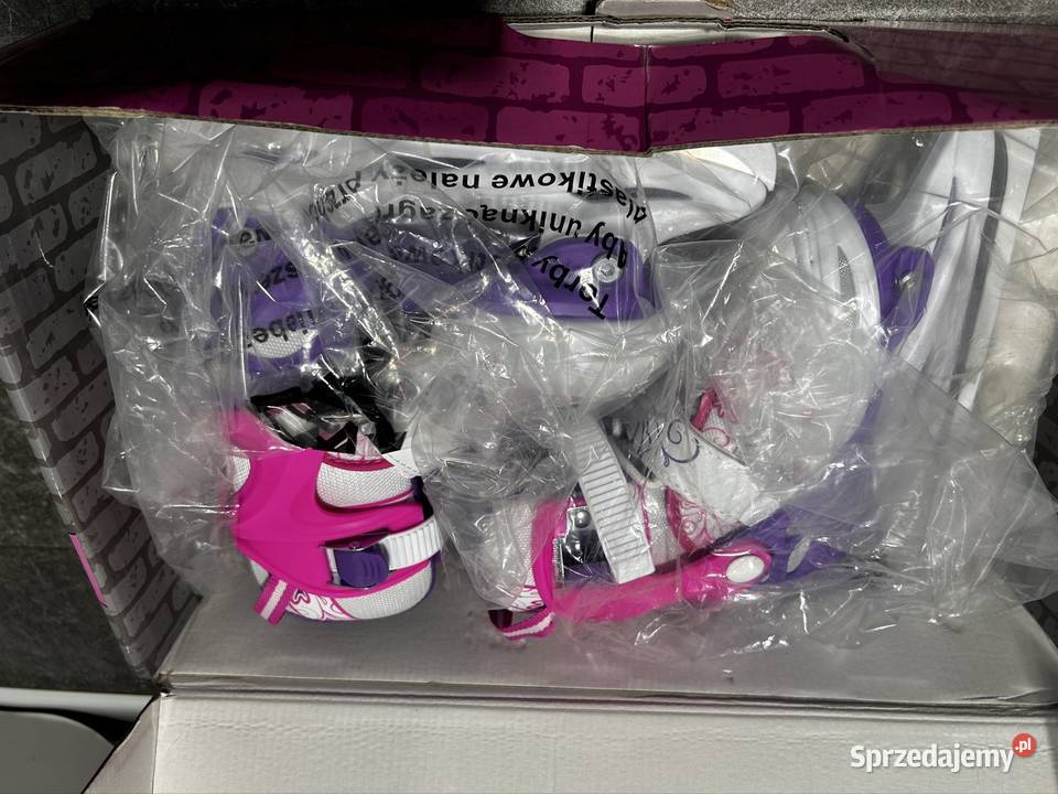 Łyżwy Figurowe 3033 łyżwy Regulowane Różowe Sporty zimowe mazowieckie