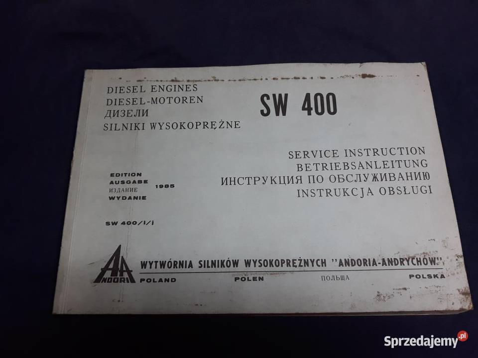 Silnik SW400 leyland instrukcja Autosan Star podkarpackie Przemyśl