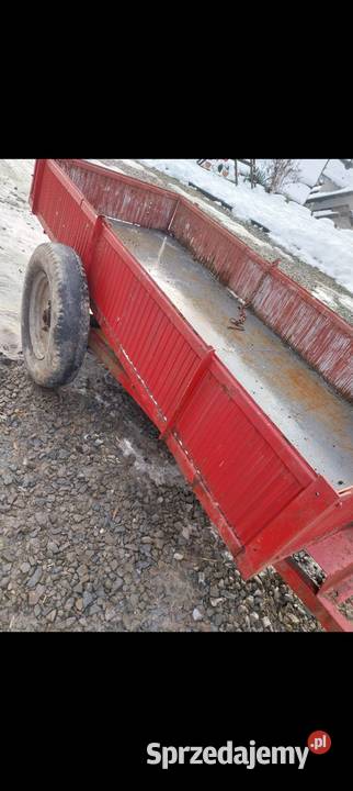 Przyczepa do traktora z kiprem 120x280 Nowy Sącz