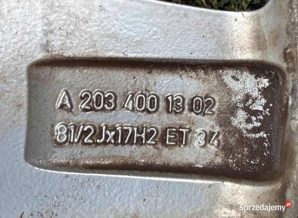 Felgi aluminiowe Mercedes AMG BBS W203 W211 Średnica 17" sprzedam