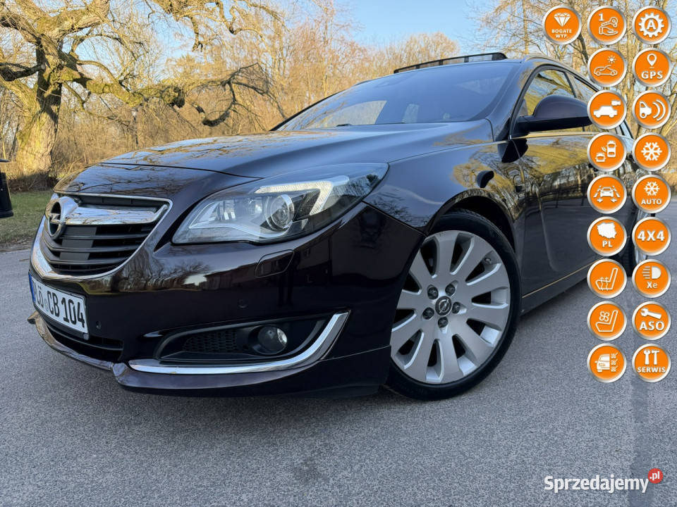 Opel Insignia OPC 20 BiTurbo 195 4x4 Navi Alu19 elektrochrom. lusterko wst. Józefkowo