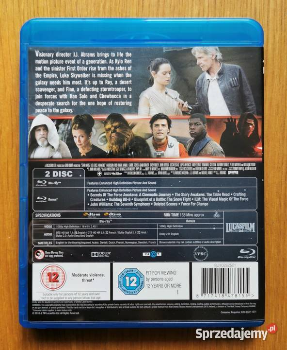 Star Wars The Force Awakens Gwiezdne Wojny s-f Ozorków