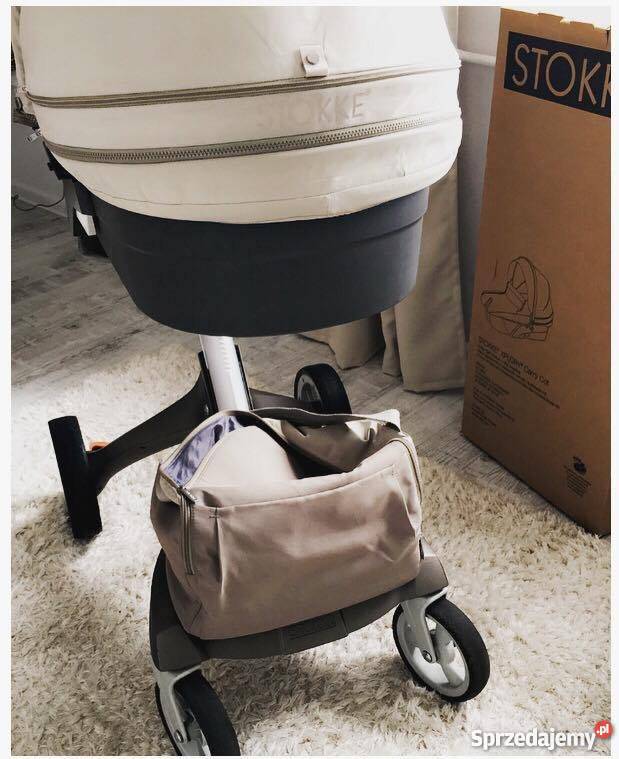 Wózek STOKKE EXPLORY STAN IDEALNY beige 3w1 Rzeszów sprzedam