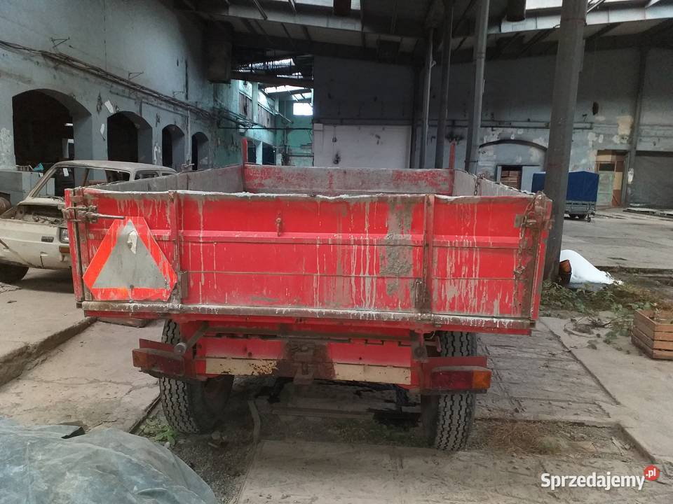 Przyczepa jednoosiowa Maszyny rolnicze Bielawa