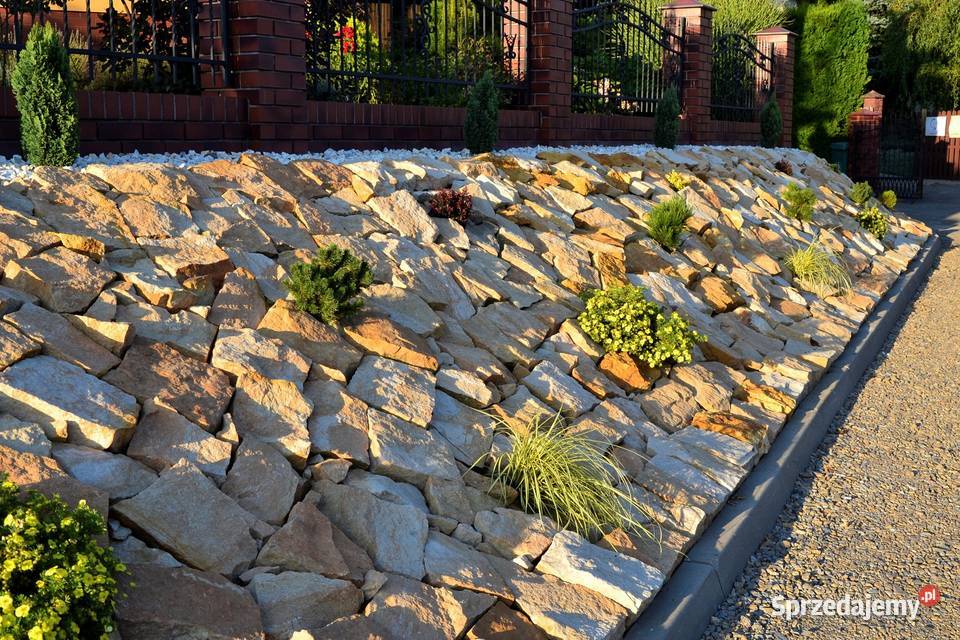 Kamień ogrodowy na ogród skalniak skarpy do Radomsko