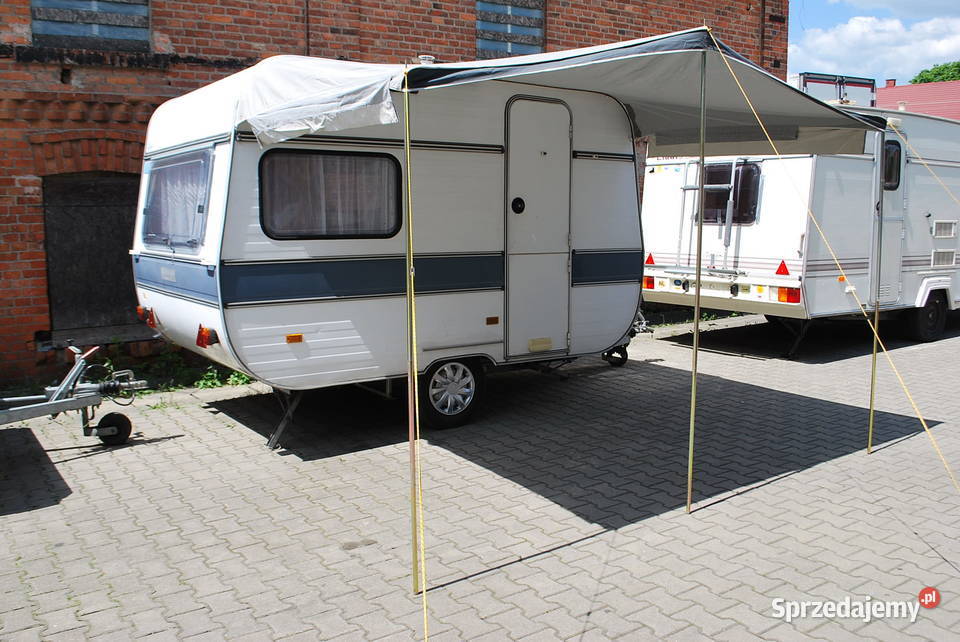 Przedsionek letni daszek 350 do przyczepy mazowieckie Grzebowilk