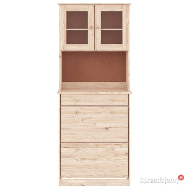 Kredens ALTA 77x35x188 lite drewno sosnowe