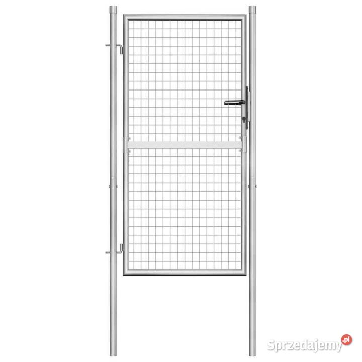 vidaXL Brama ogrodowa ocynkowana stalowa 100x150 Bramy Warszawa sprzedam