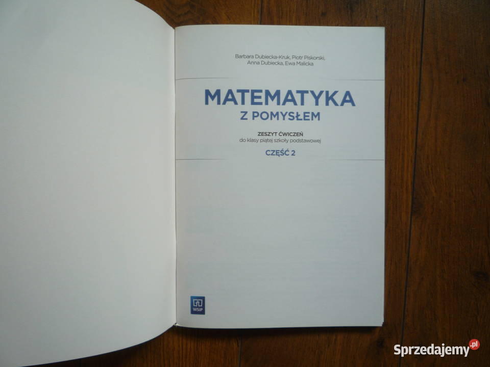 Matematyka z pomysłem SP kl5 ćwiczenia cz2 Podręczniki Szczecin