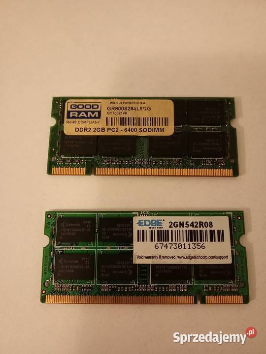 Pamięć ram 2x2gb Myślenice
