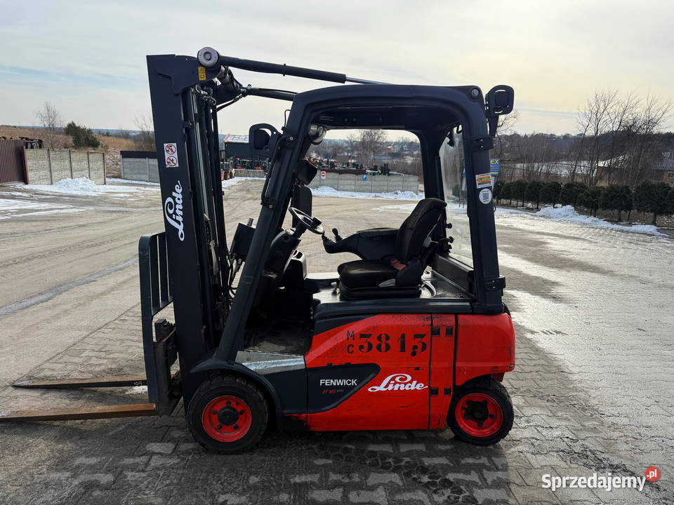 wózek widłowy elektryczny 4kołowy LINDE E16 2017