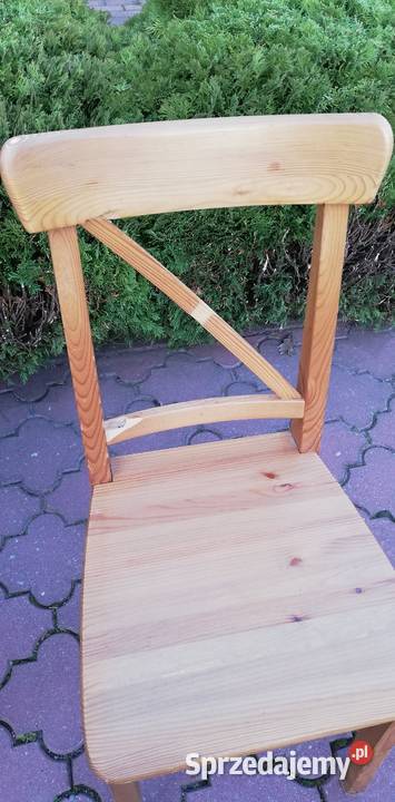 Krzesła 2 sztuki Ingolf Ikea drewniane krzesło Sulbiny sprzedam