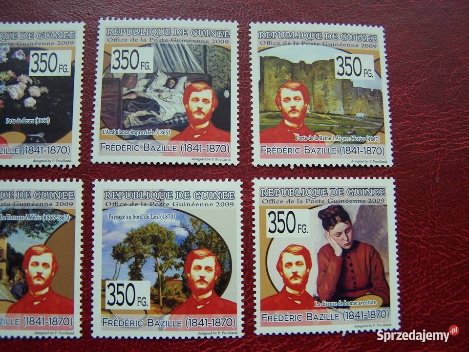 Gwinea 2009 MNH Sztuka Malarstwo F Bazille Filatelistyka Tychy