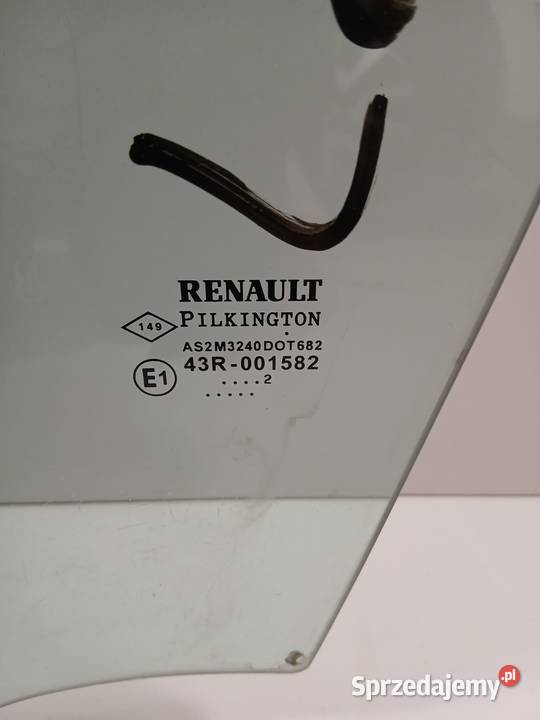 Szyba Drzwi Lewa Przednia Renault Laguna 00