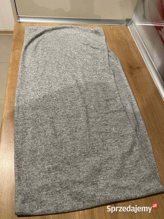 Ciepły duży szary szalik Gdańsk