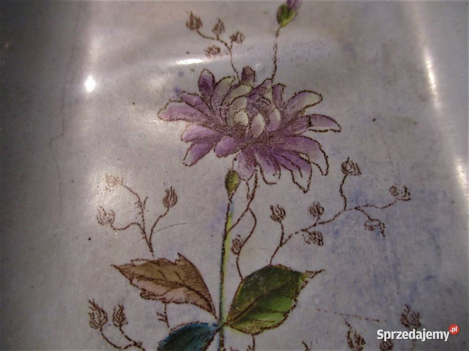 Międzywojnie Emaliowana Patera Taca Owalna Nieporęt sprzedam