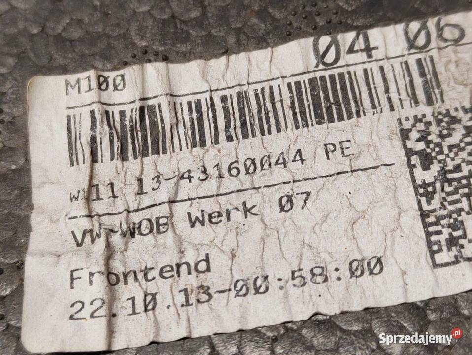 Absorber Zderzaka Przód Vw Touran Caddy 1T0 Pleszew