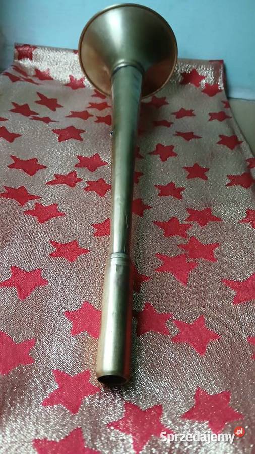 Stare mosiężne trąbki Sygnałowa blaszane Kraków