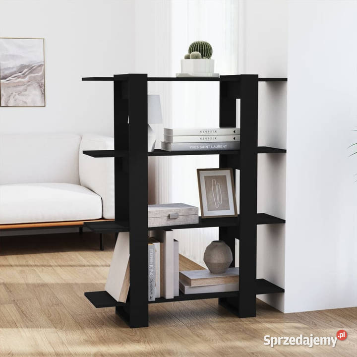 Regał na książkiprzegroda czarny 100x30x1235 Regały sprzedam