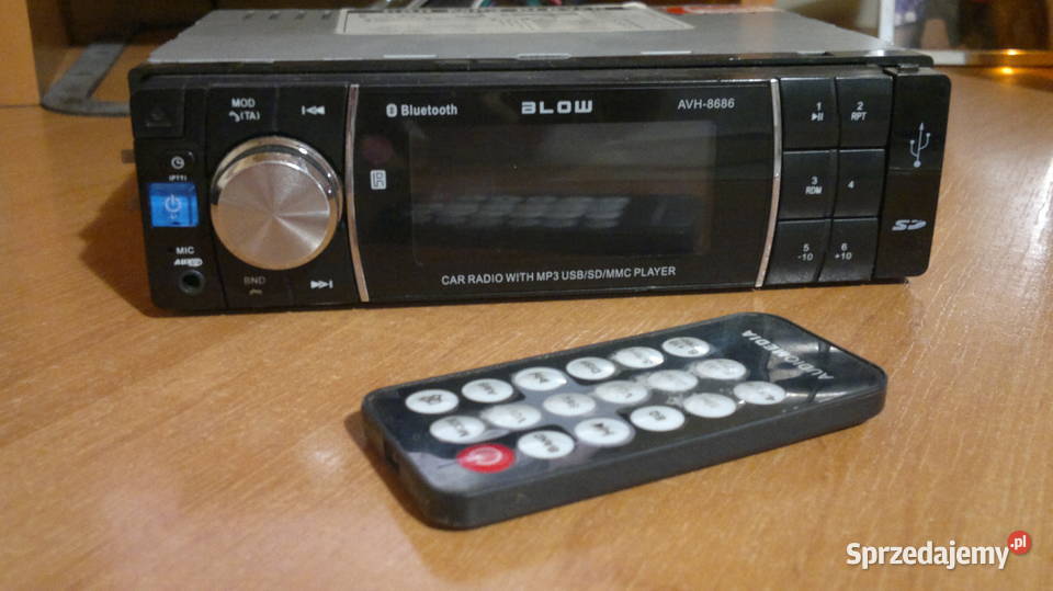 Radio samochodowe BLOW AVH8686 z pilotem Radioodtwarzacze