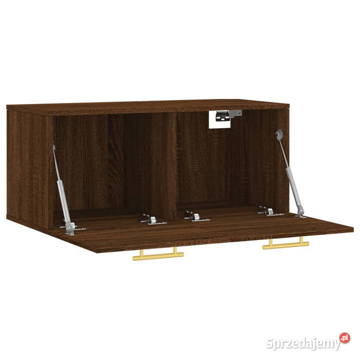 Szafka wisząca brązowy dąb 80x365x35 WM830067 sprzedam