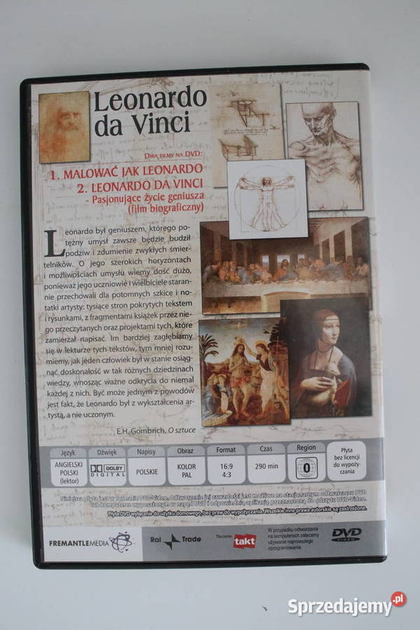 Film Lonardo da Vinci płyta DVD Wrocław