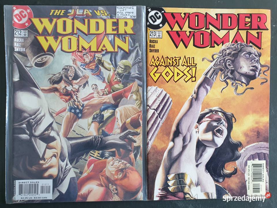 The JLA vs Wonder Woman Counting Up 2 komiksy DC Gdynia sprzedam