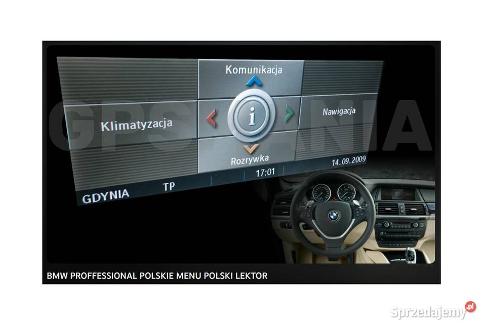 Nawigacja polskie menu lektor BMW 3D X6 X5 E60 sprzedam