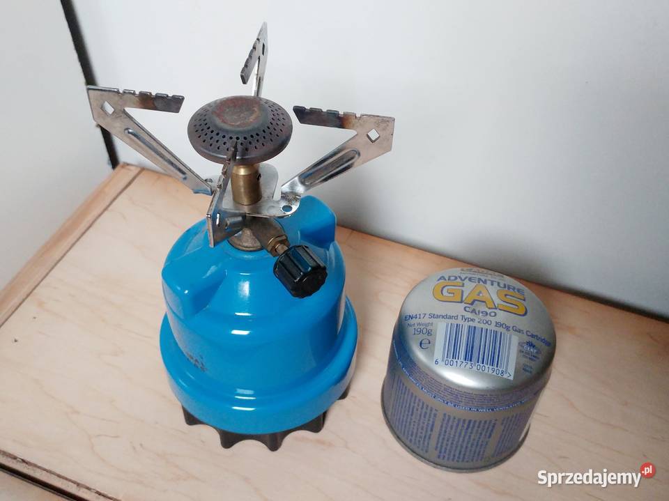 Kuchenka gazowa turystyczna i kartusz z gazem Wrocław