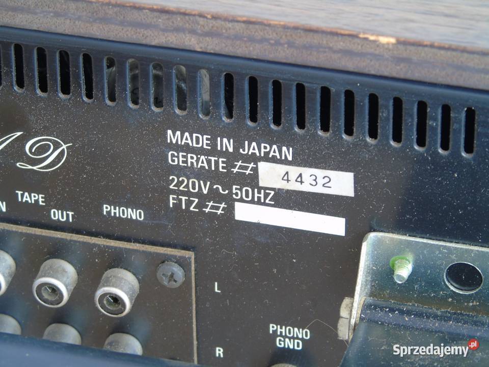 Amplituner model 140 Vintage DOSTAWA Jasło