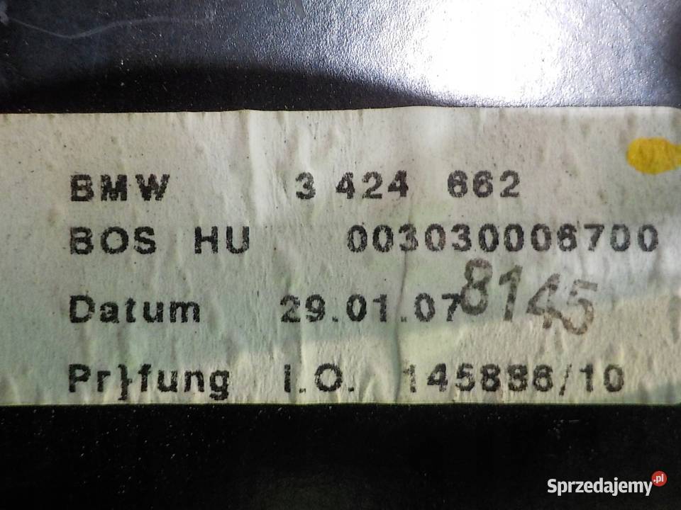 BMW X3 E83 LIFT MPAKIET 20 D 07r 5D roleta Suków