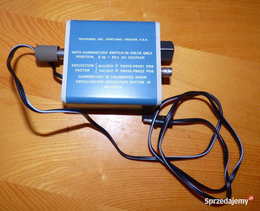 Sonda prądowa Tektronix P6021 ze wzmacniaczem Warszawa