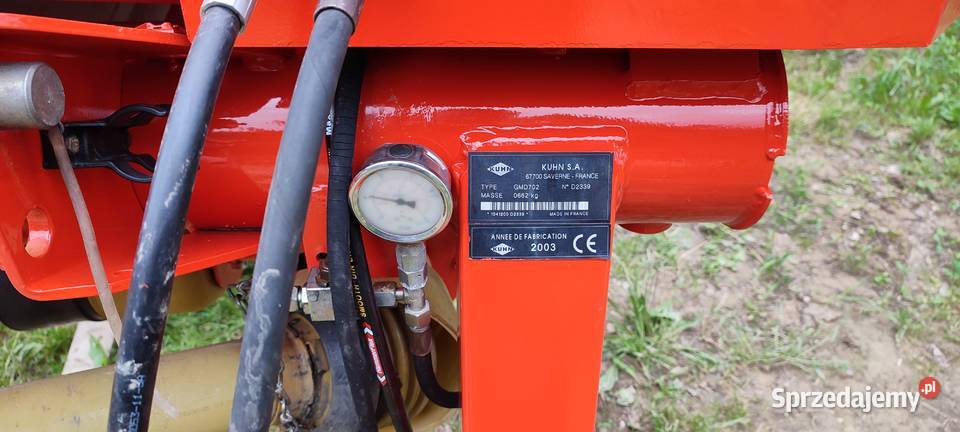 Kosiarka dyskowa Kuhn GMD 702 lift control podkarpackie Łubno