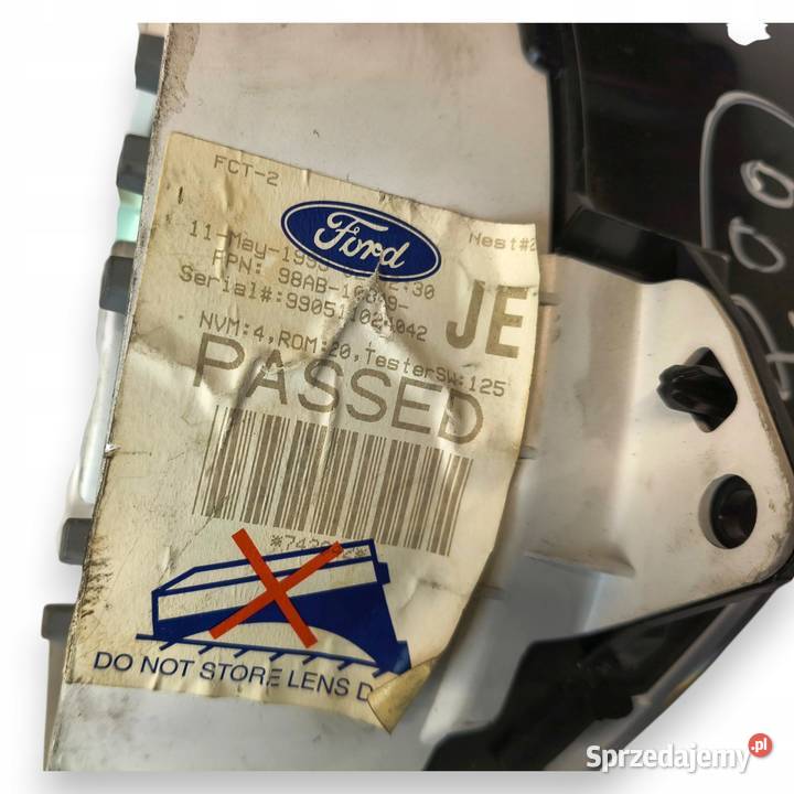 LICZNIK ZEGARY 98AB10849JE Ford Focus MK1 16 18 lubelskie Chełm