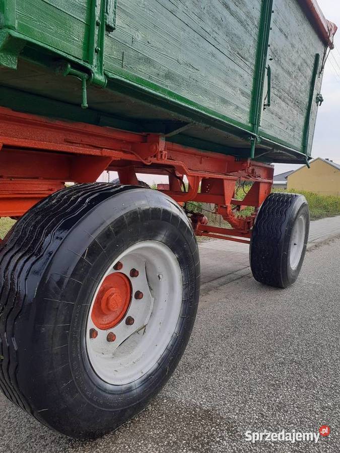 Przyczepa wywrotka d47 kaczka d35 jeden tlok nieuszkodzony Maszyny rolnicze Konin sprzedam