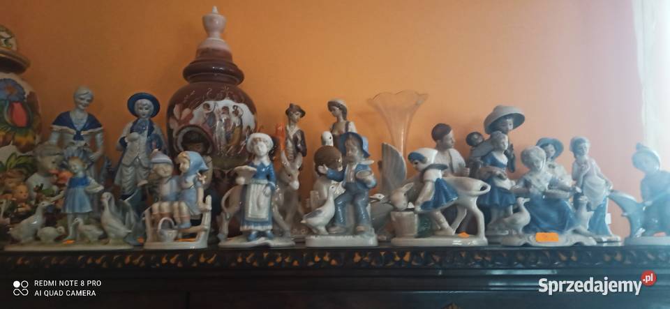 Figurka dziewczynka z krówką Gdańsk sprzedam