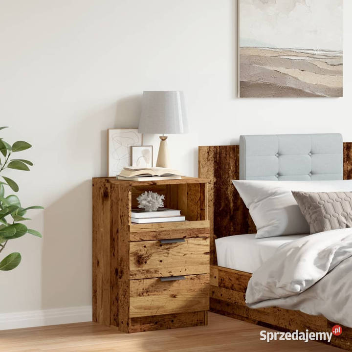 Szafka nocna stare drewno 40x36x65 materiał Warszawa sprzedam