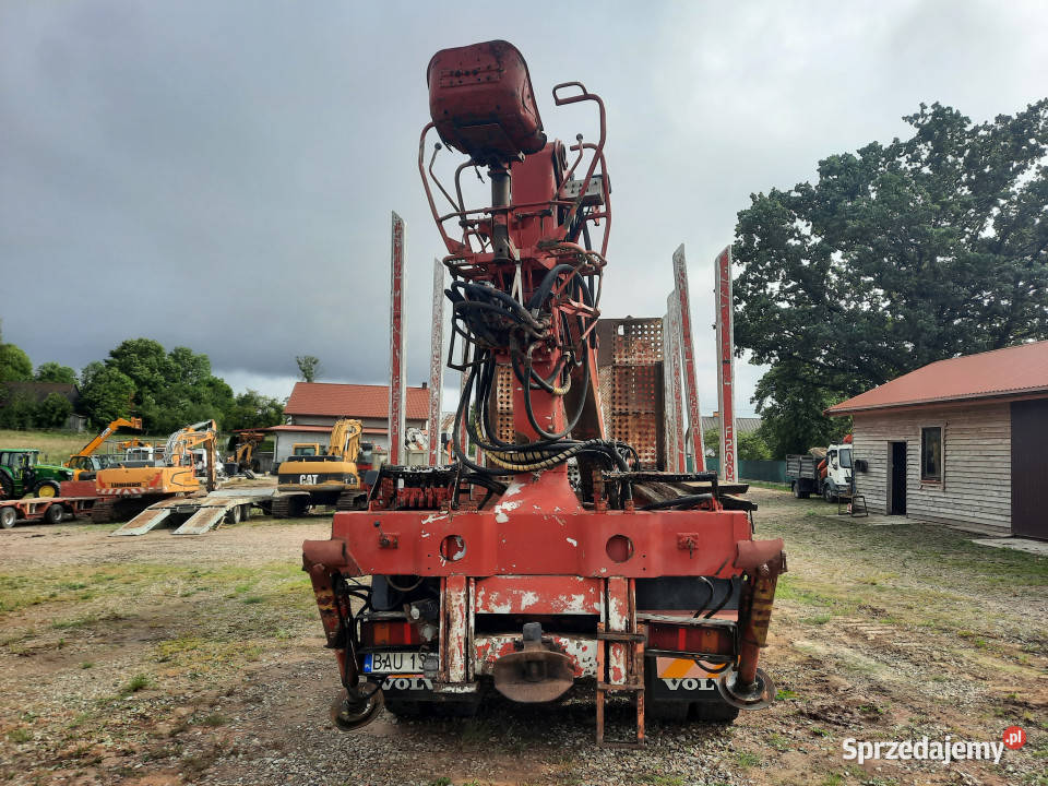 Samochód ciężarowy VOLVO FH12 6x4 zwolnica pełen czerwony Ciągniki siodłowe podlaskie Augustów