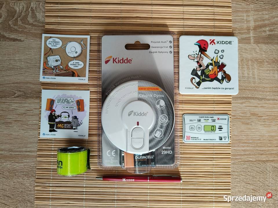 Czujnik dymu optyczny Kidde Zawory