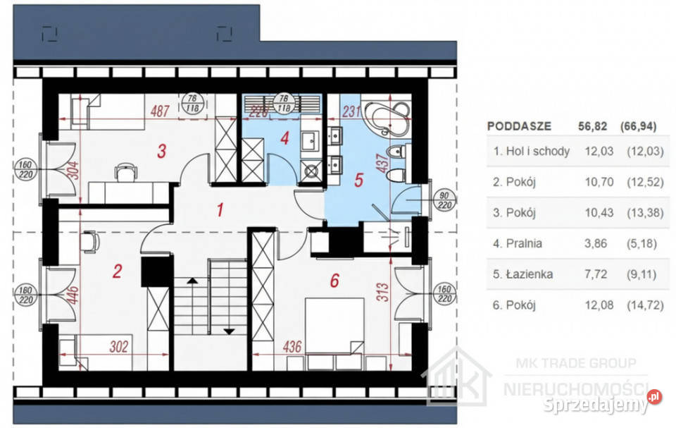Nowy dom wolnostojący Kłaj pow 130m2 Rok budowy 2026 małopolskie