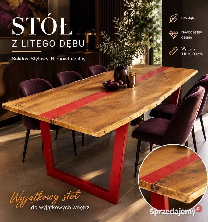 Stół dębowy mazowieckie Warszawa sprzedam