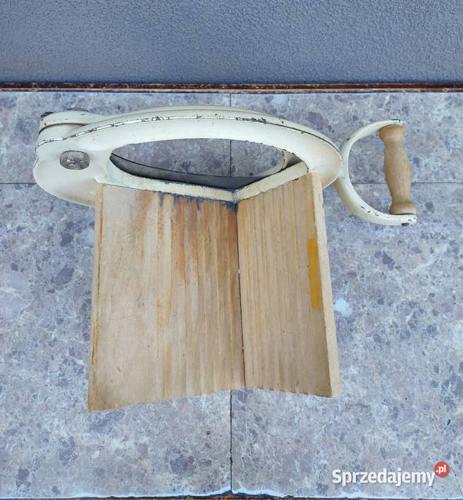 Stara krajalnica gilotyna do ziół Raadvad 294 Antyki