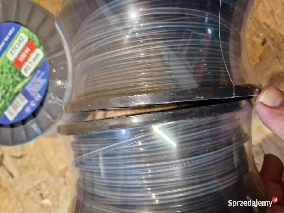 ŻYŁKA KOSY WZMACNIANA Z DRUTEM 27MM 100M Głogowa