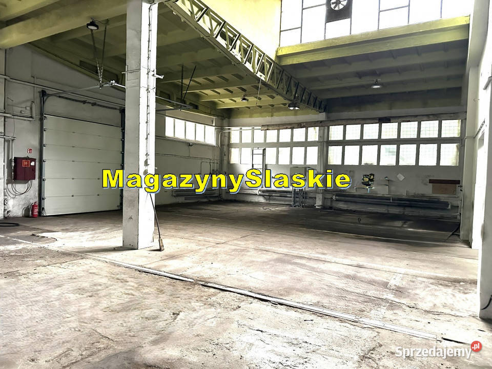 Hale ogrzewane do wynajęcia z biurami i częścią Zabrze