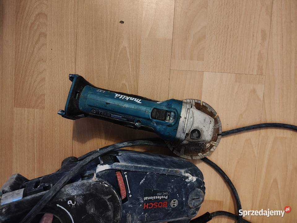 Piła do betonu Bosch i szlifierka Makita wielkopolskie Poznań