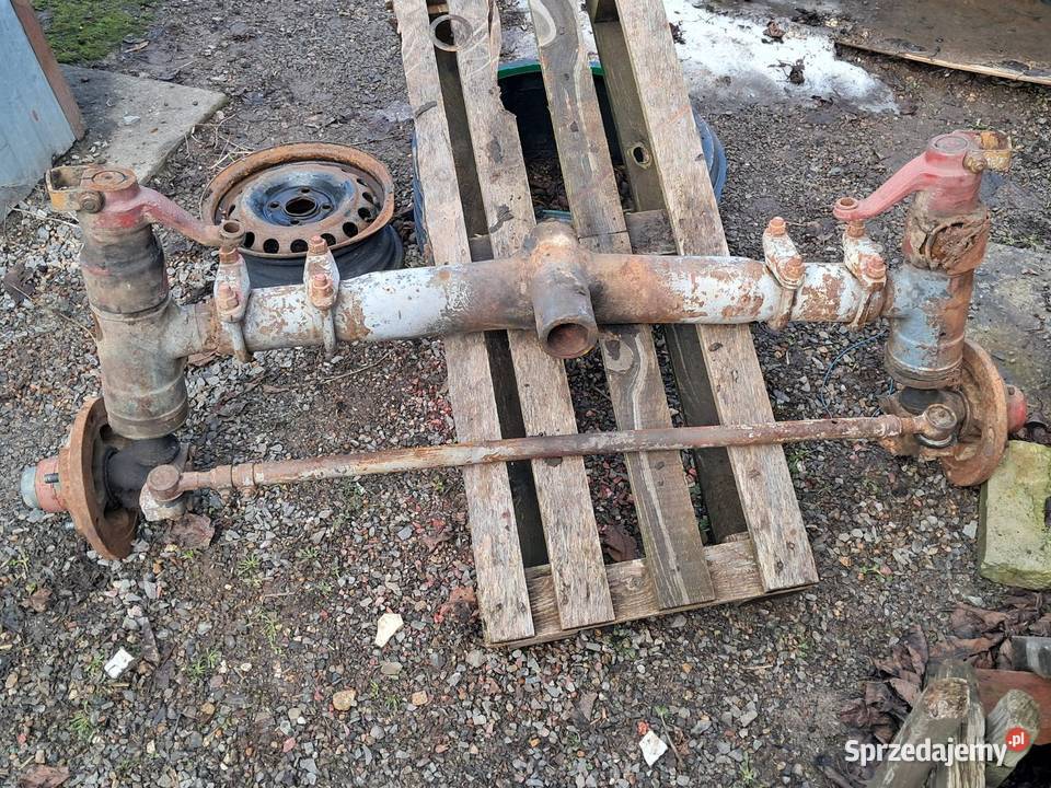 Ursus c360 c355 oś do regeneracji Układ kierowniczy i oś przednia Części i osprzęt rolniczy Bogoria