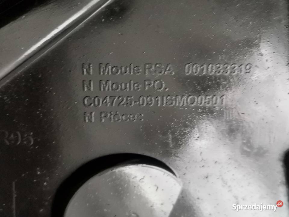 RENAULT GRAND SCENIC III PRAWY ŚLIZG HALOGENU Międzychód